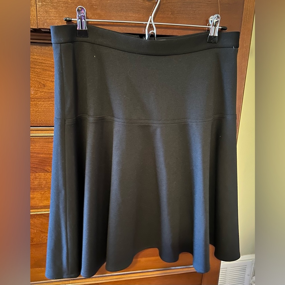 Calvin Klein Black Flirty A-line Skirt size 6